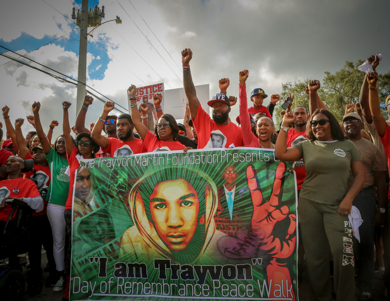 Scene from Rest in Power: The Trayvon Martin Story